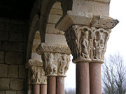 Columnas pareadas en Duratón.