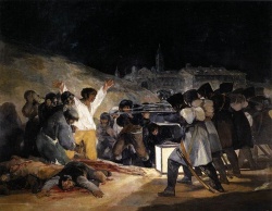 El tres de mayo de 1808 o Los fusilamientos de Príncipe Pío, de Goya