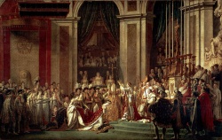 Coronación de Napoleón, por Jacques-Louis David